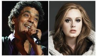 الفنان محمد منير وأديل