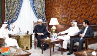 شيخ الأزهر يجتمع بعلي النعيمي لاستعراض قوافل السلام