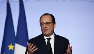 الرئيس الفرنسي فرنسوا هولاند 