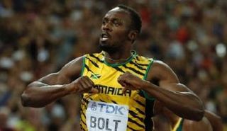 يوسين بولت أسرع عداء في العالم 