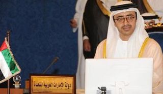 الشيخ عبدالله بن زايد آل نهيان وزير الخارجية والتعاون الدولي الإماراتي