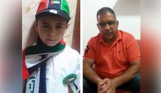 الطفل عبيدة ووالده