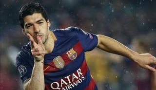 لويس سواريز مهاجم نادي برشلونة الإسباني