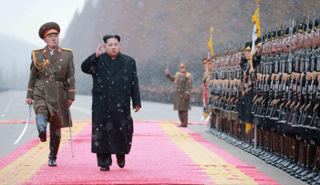 الزعيم الكوري الشمالي كيم جونغ-اون