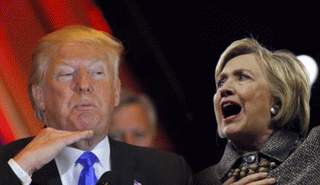 ترامب وكلينتون