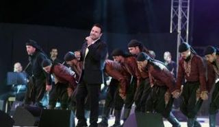 عاصى الحلانى أثناء الحفل