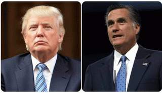 ميت رومني ودونالد ترامب