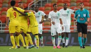 من مباراة الأهلي ونجران