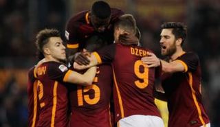 فرحة روما بالفوز