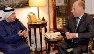 وزير الثقافة المصري والأمين العام للأدباء والكتاب العرب حبيب الصايغ