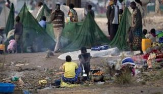 نازحين جراء الحرب الأهلية فى جنوب السودان