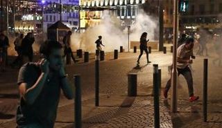 جانب من شغب مارسيليا