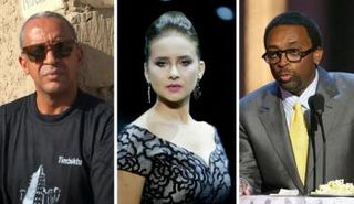  نيللي كريم والمخرج الأمريكي سبايك لي والموريتاني عبدالرحمن سيساكو