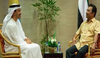 رئيس جمهورية بالاو يستقبل عبدالله بن زايد