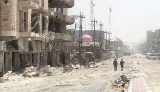 منظمة بدر كانت أكثر الفصائل الشيعية التي شاركت في المعارك داخل الفلوجة.