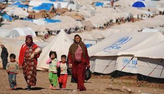 لاجؤون سوريون - صورة أرشيفية