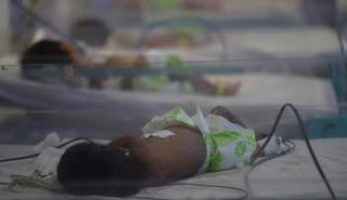 قاعة المواليد الجدد بمستشفى 