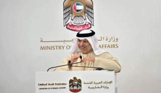 وزير الدولة للشؤون الخارجية أنور بن محمد قرقاش