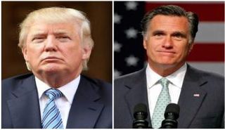 دونالد ترامب وميت رومني