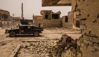 آثار المعارك في الفلوجة