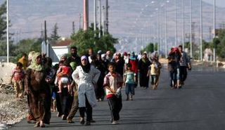 لاجئون سوريون-أرشيفية