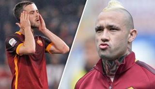 الثنائي ناينجولان والبوسني بيانيتش لاعبا روما الإيطالي