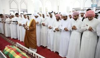 تشييع جثمان الشهيد جاسم البلوشي في رأس الخيمة