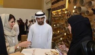 حمدان بن محمد يفتتح معرض آرت دبي