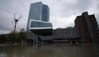 مقر البنك المركزي الأوروبي في فرانكفورت بألمانيا 