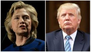  دونالت ترامب  و هيلاري كلينتون 