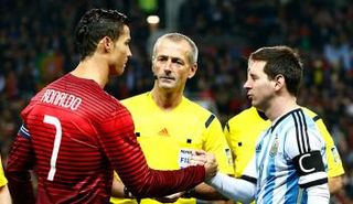  ليونيل ميسي و كريستيانو رونالدو 