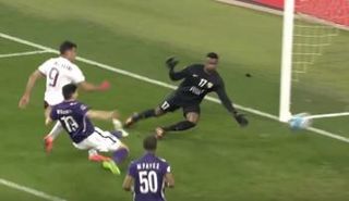 صورة من المباراة