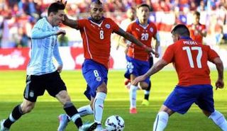 مواجهة الأرجنتين مع تشيلي في نهائي النسخة الماضية 