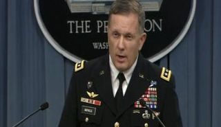 ستيف وارن المتحدث بإسم التحالف الذي تقوده الولايات المتحدة لمحاربة داعش 