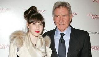 النجم الأمريكي العالمي هاريسون فورد و ابنته الشابة جورجيا 