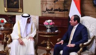 محمد بن زايد والسيسي