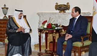 الملك سلمان والرئيس السيسي