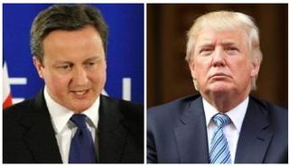 ترامب  وكاميرون