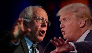 بيرني ساندرز وترامب 