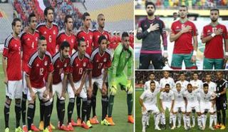 منتخبات مصر والجزائر والمغرب