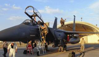 طائرة بالقوات الجوية الأمريكية