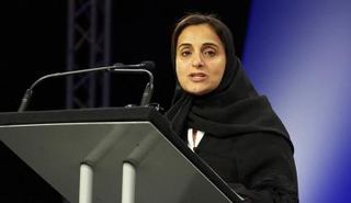 الشيخة لبنى بنت خالد القاسمي وزيرة التنمية والتعاون الدولي رئيسة اللجنة الإماراتية لتنسيق المساعدات الإنسانية الخارجية