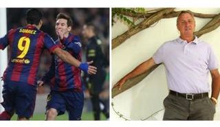 يوهان كرويف - ميسي وسواريز