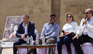 المؤتمر الصحفي للفنان داني جلوفر في الأقصر