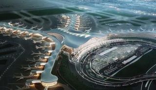 تصويرية لمطار أبوظبي الجديد