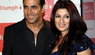 أكشاي كومار وزوجته تونيكل خانا