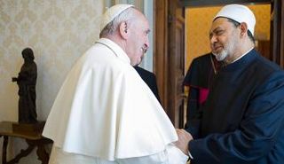شيخ الأزهر وبابا الفاتيكان