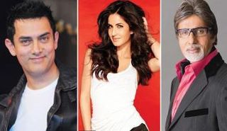 أمير خان وأميتاب باتشان وكاترينا كيف