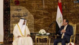 الرئيس عبدالفتاح السيسي والشيخ محمد بن زايد