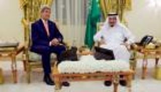 كيري يلتقي الملك سلمان في السعودية لبحث أزمتي سوريا واليمن